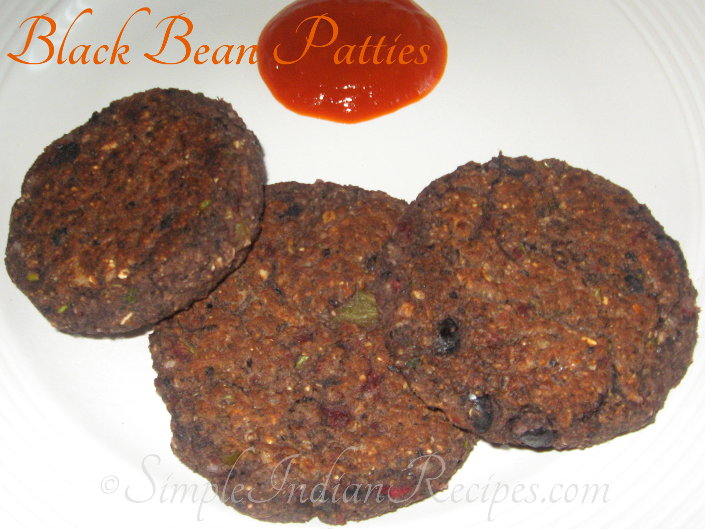 Black Bean Patties Simple Indian Recipes